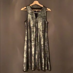 Simply styled by sears sheek metallic dress